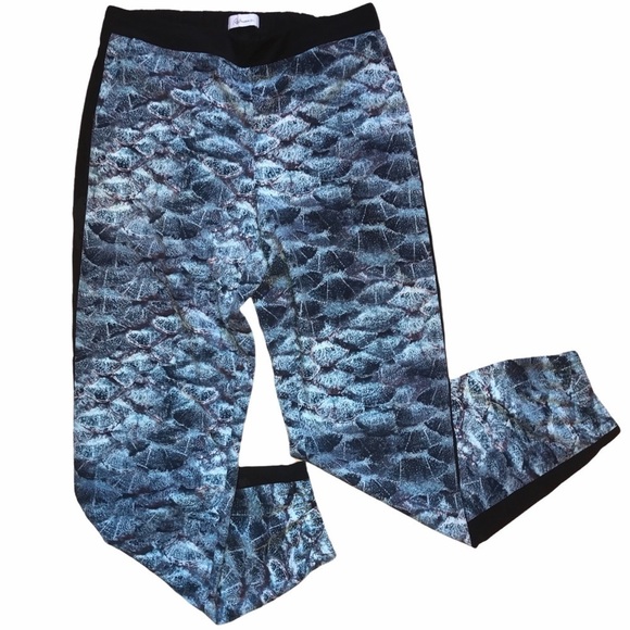 Reitmans Pants Size 5 Blue Lightweight Pull On Coastal Chic Relaxed Fit - Picture 2 of 8